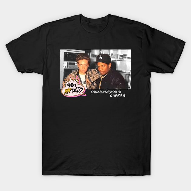 Grandmaster B and E ● 90s Rap Hip Hop + Married with Children T-Shirt by darklordpug